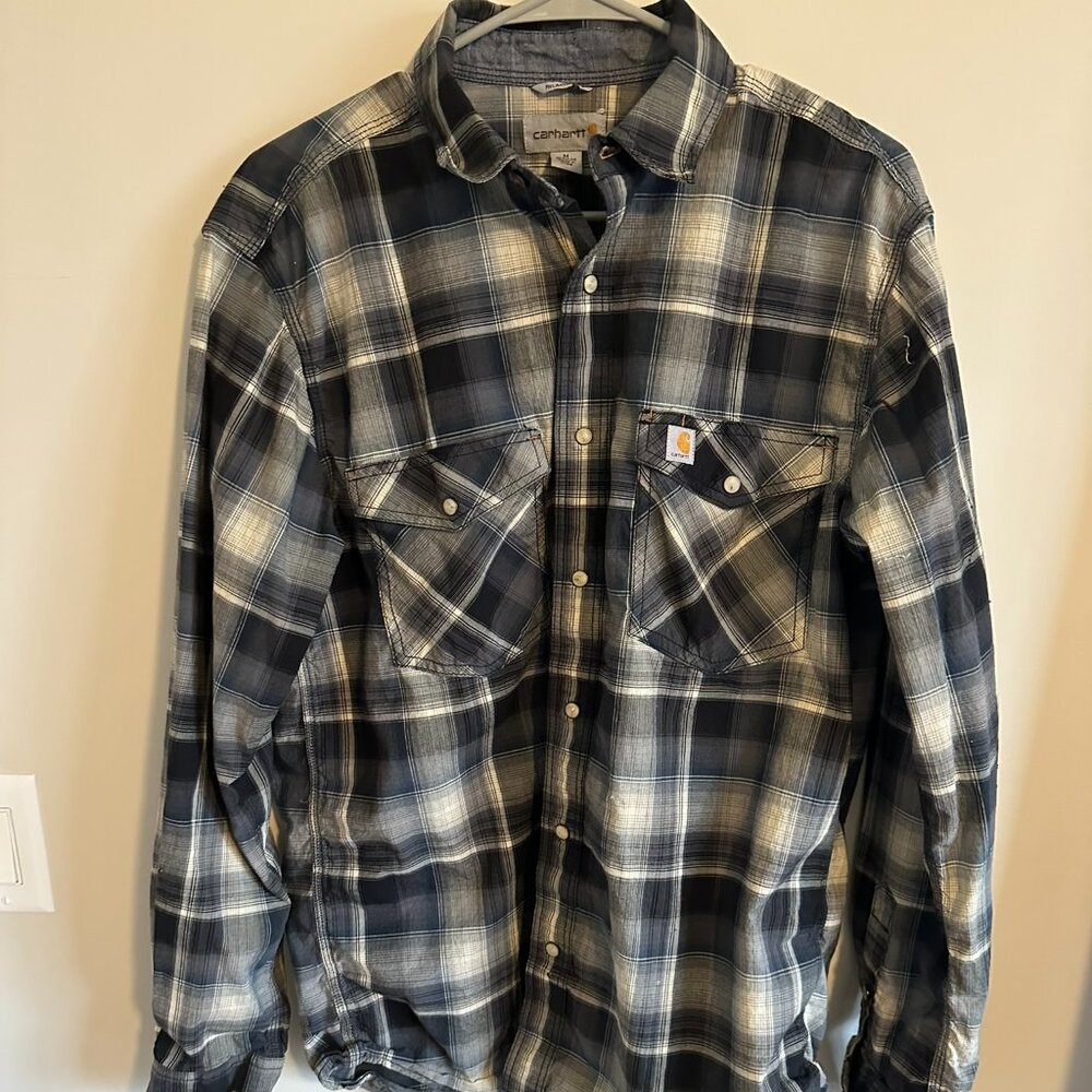 Mens Carhartt Dress Shirt- Medium